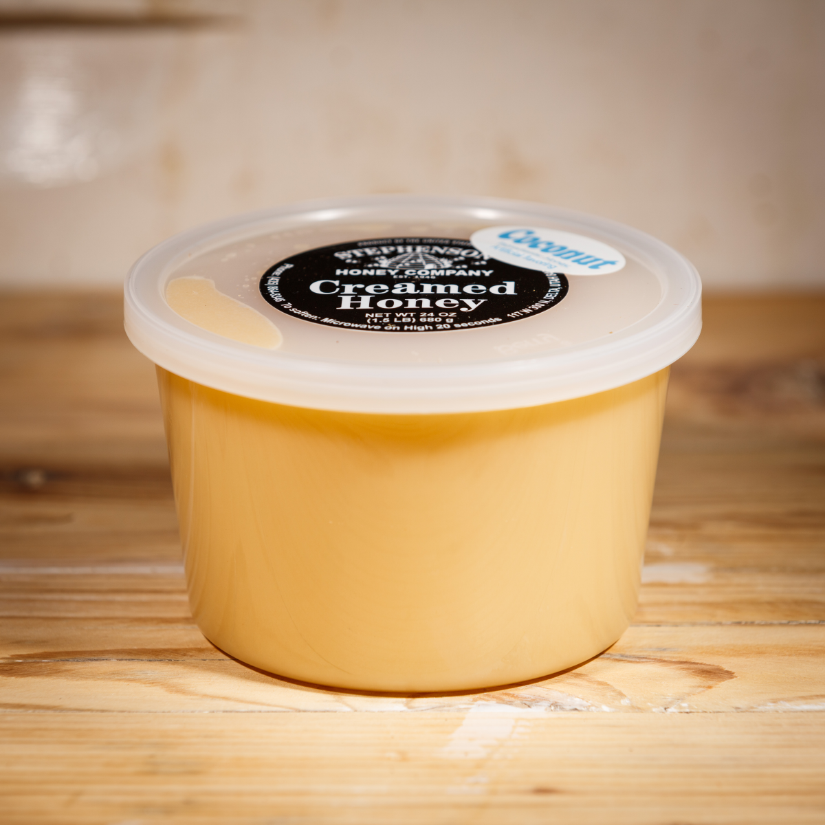 Coconut creamed honey pure natural Delta Utah