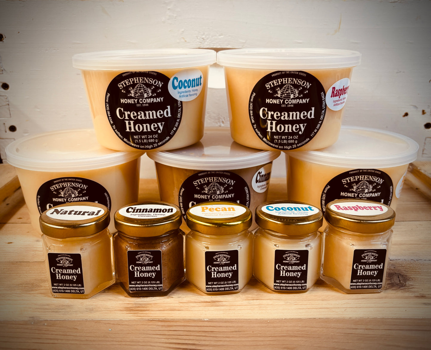 Sample Sizes! All crops and creamed flavors!