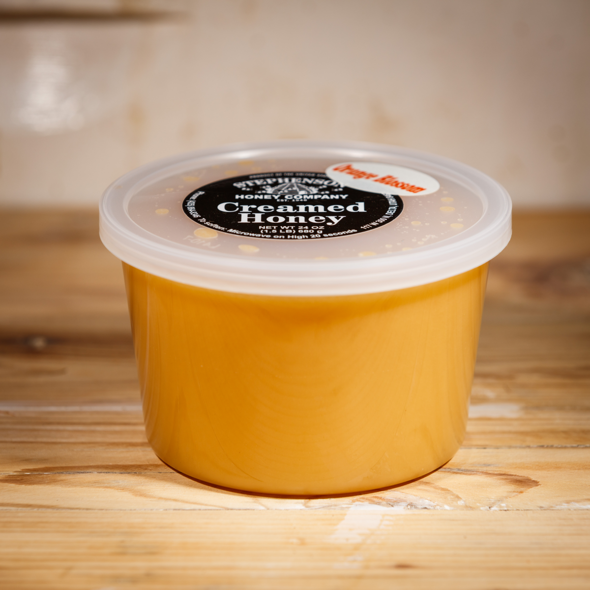 Orange blossom creamed honey all natural pure Delta Utah