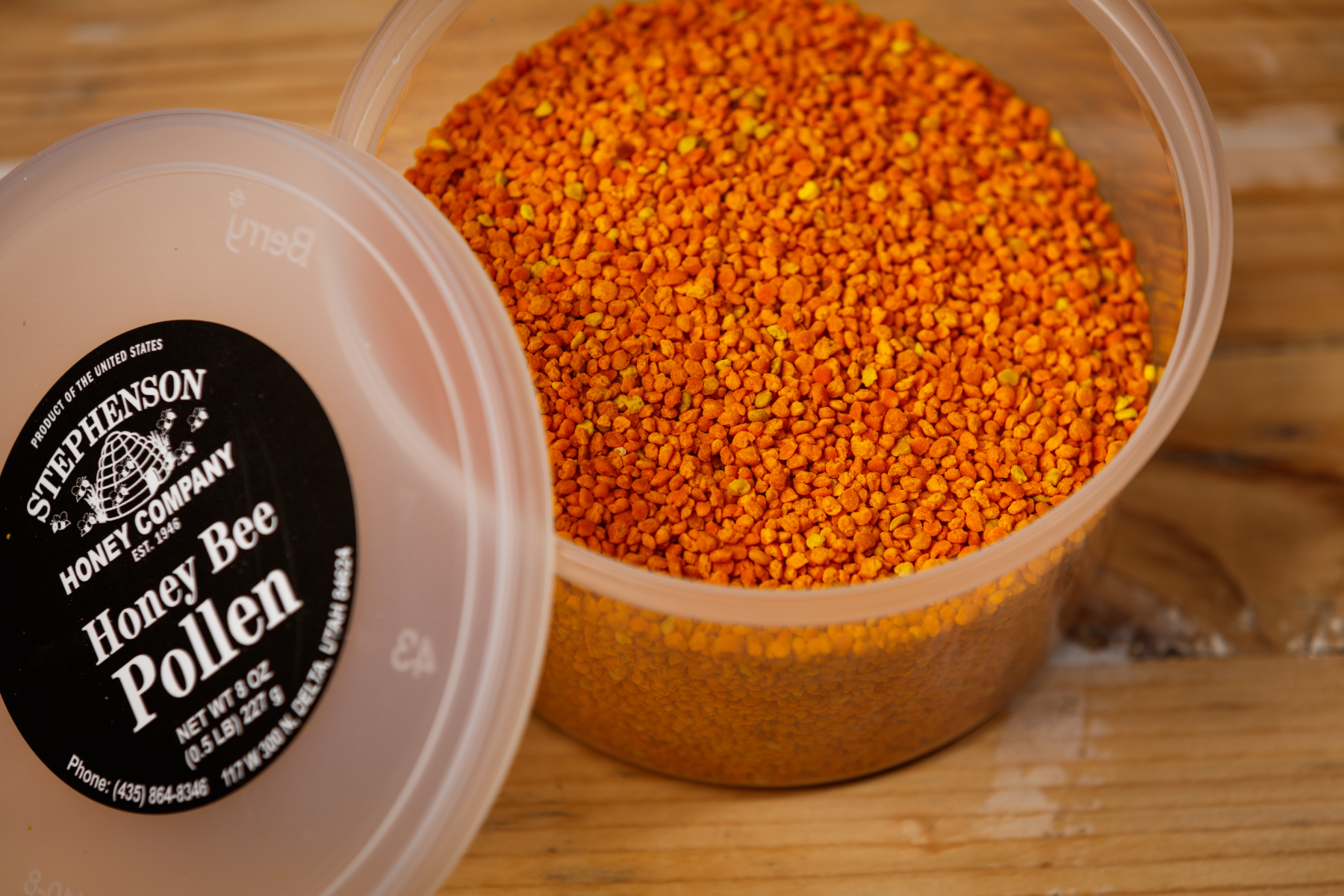 honey bee pollen pure natural seasonal Delta Utah