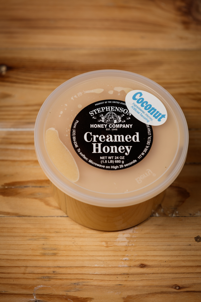 coconut creamed honey pure natural Delta Utah