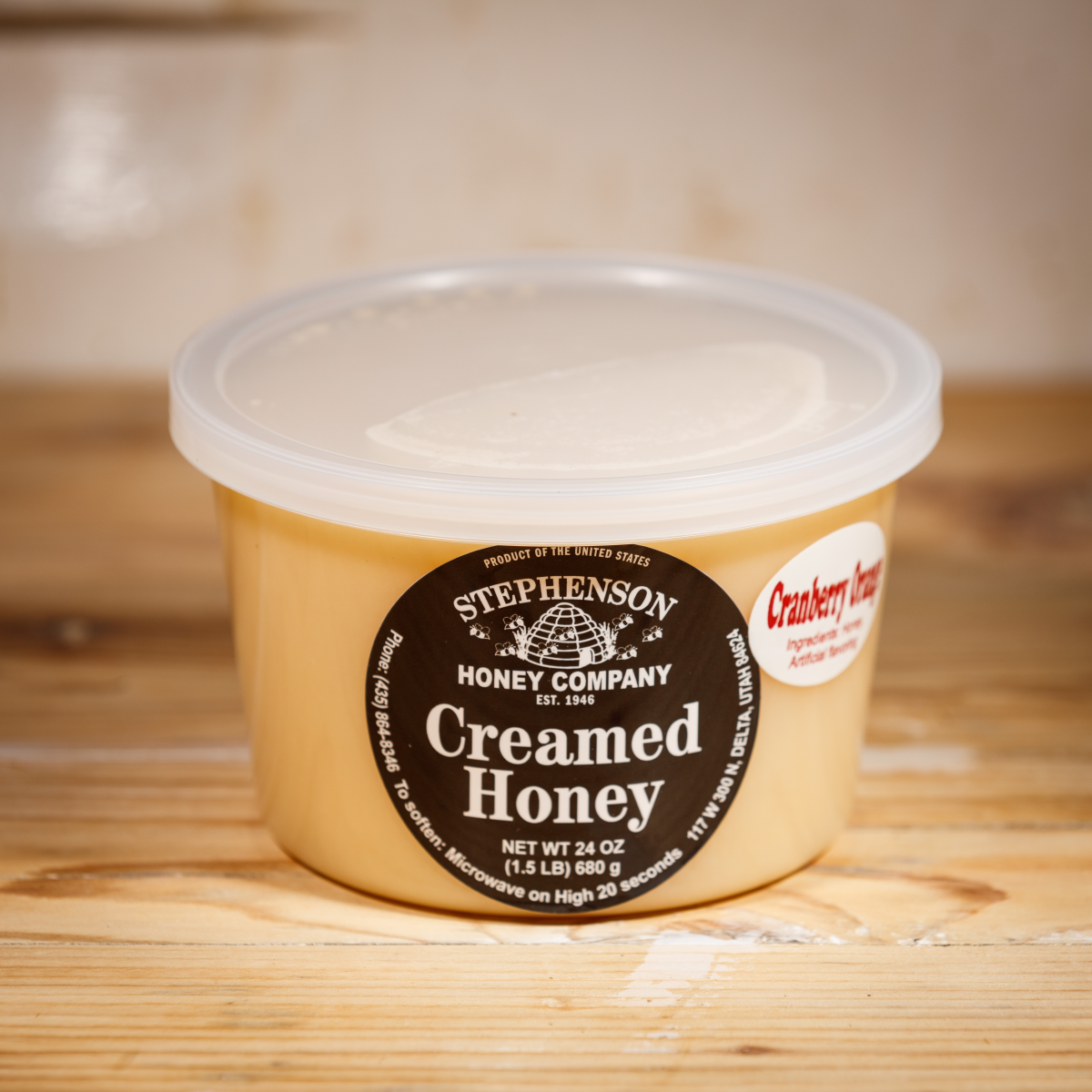 cranberry orange creamed honey Delta Utah