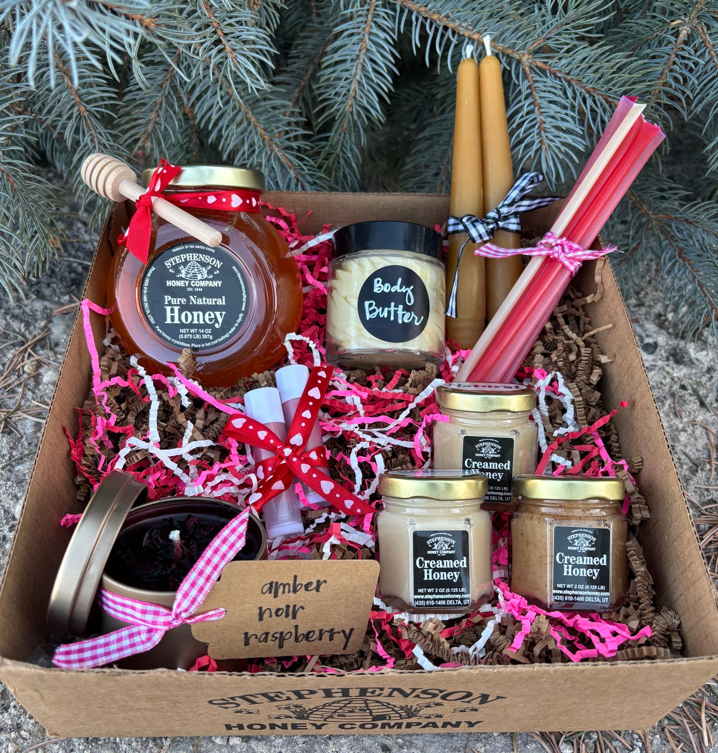 honey, valentine's day, gift box, handmade 