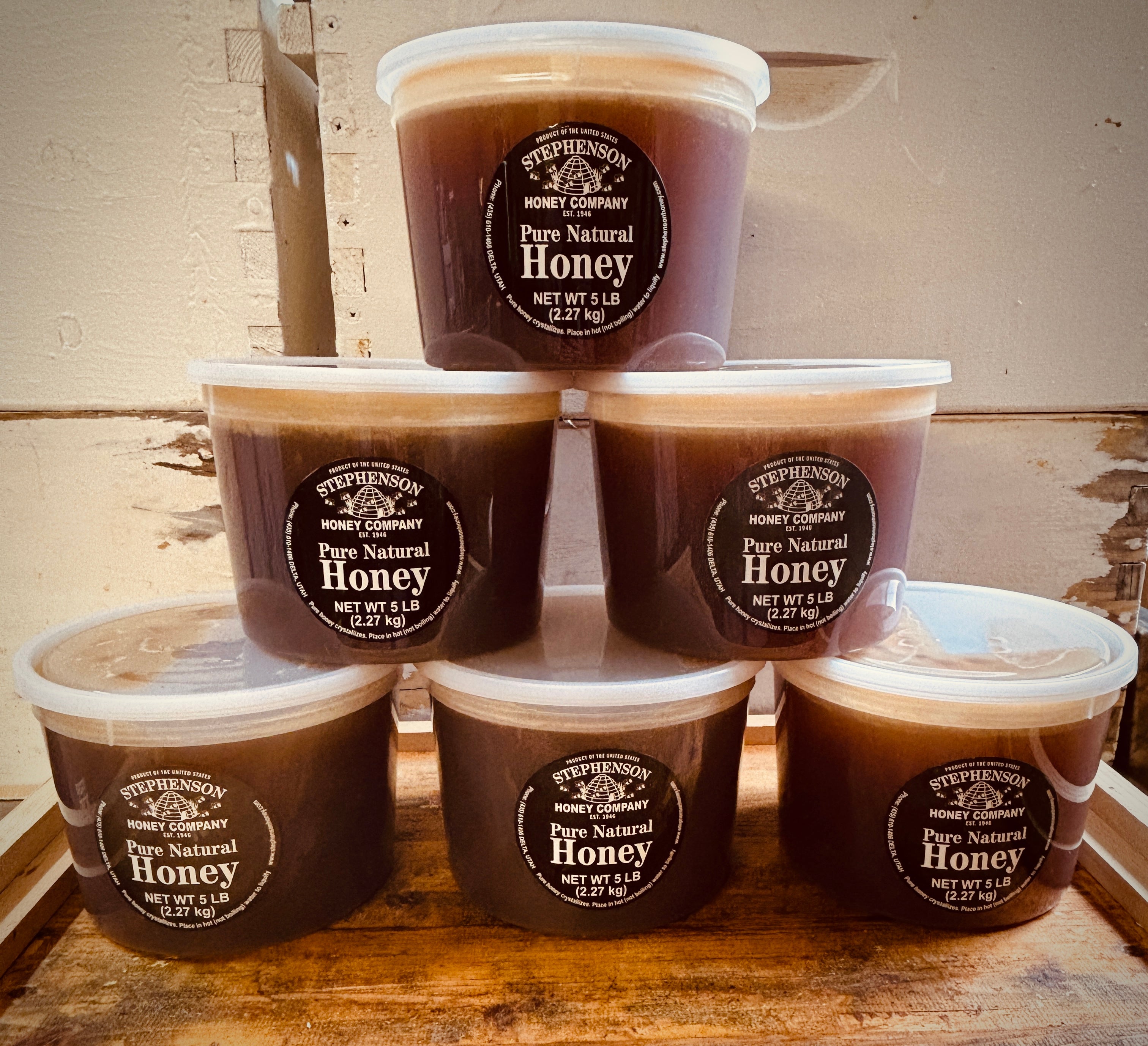 5 lb Pure Natural Honey