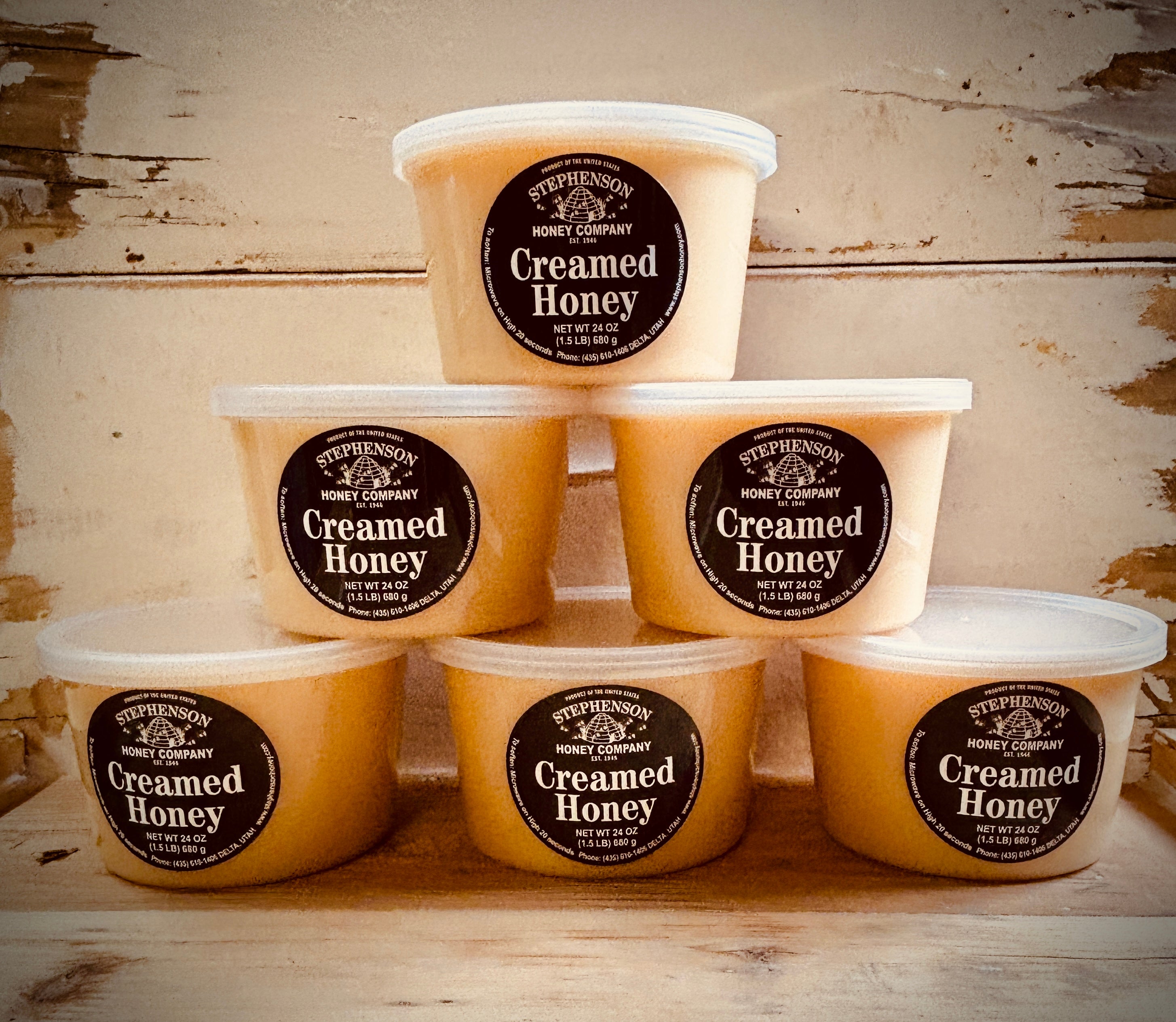 5 lb Raw Creamed Honey