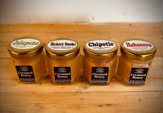 2 oz HOT Creamed Honey Sample Pack (4 Flavors)