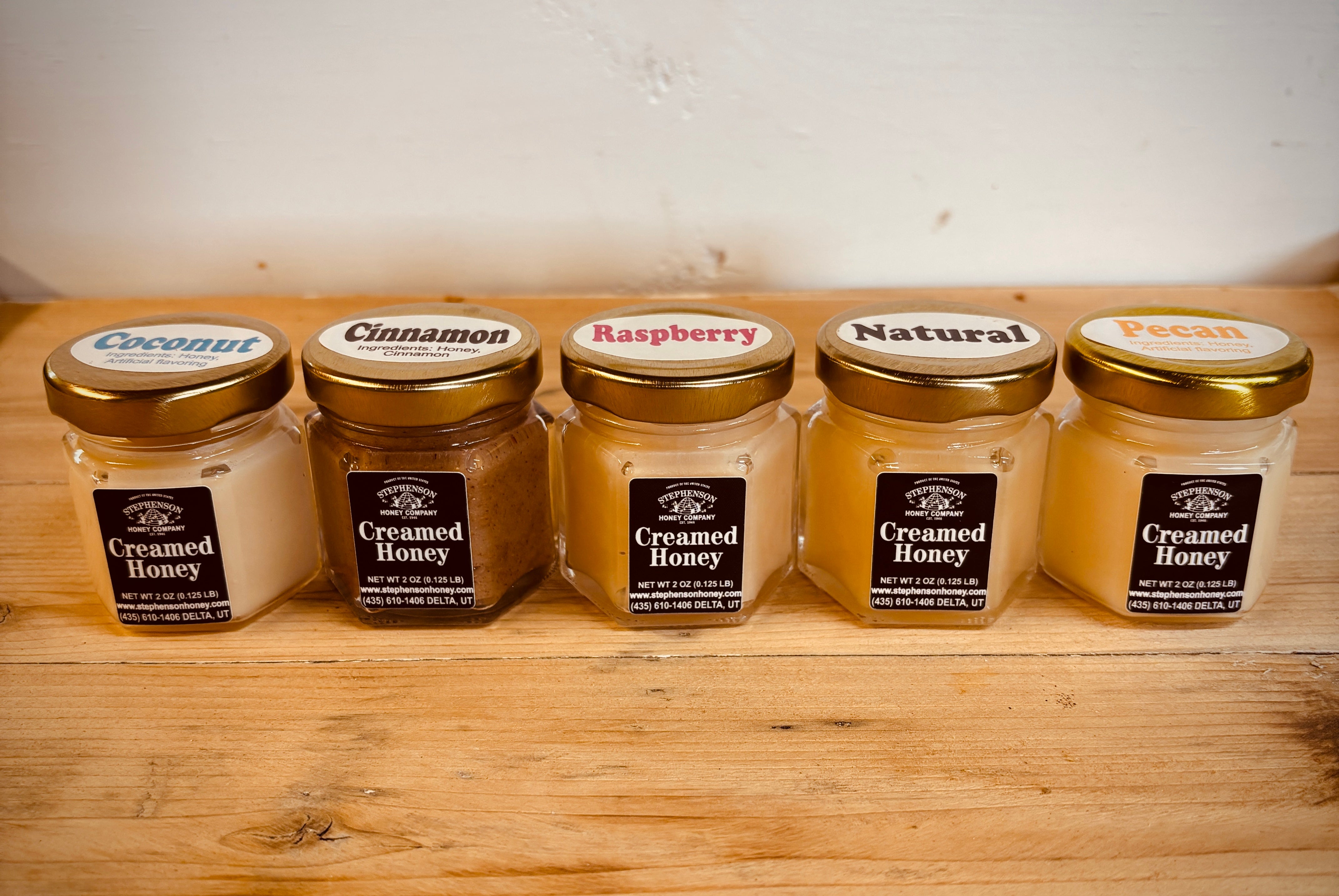 2 oz Creamed Honey Sample Pack (5 Flavors)