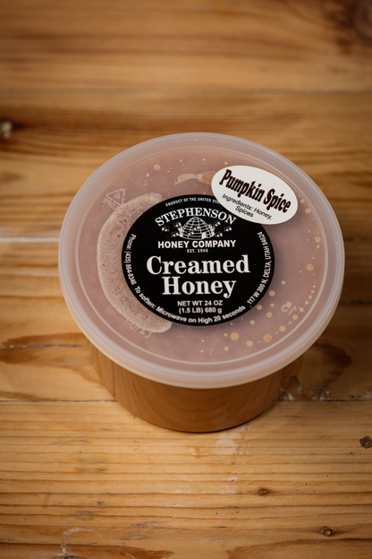 pumpkin spice creamed honey delta Utah