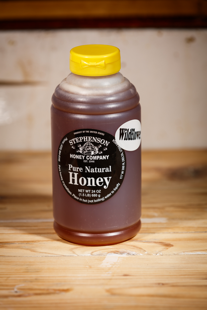 Wildflower pure natural honey 24 oz squeeze bottle Delta Utah